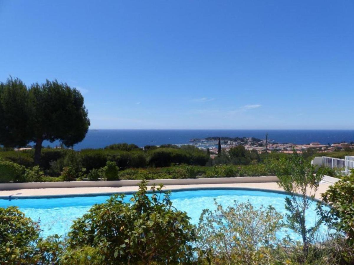 Vue Mer Panoramique - Grande Terrasse Et Piscine Bandol Bagian luar foto