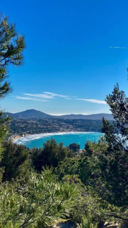 Vue Mer Panoramique - Grande Terrasse Et Piscine Bandol Bagian luar foto