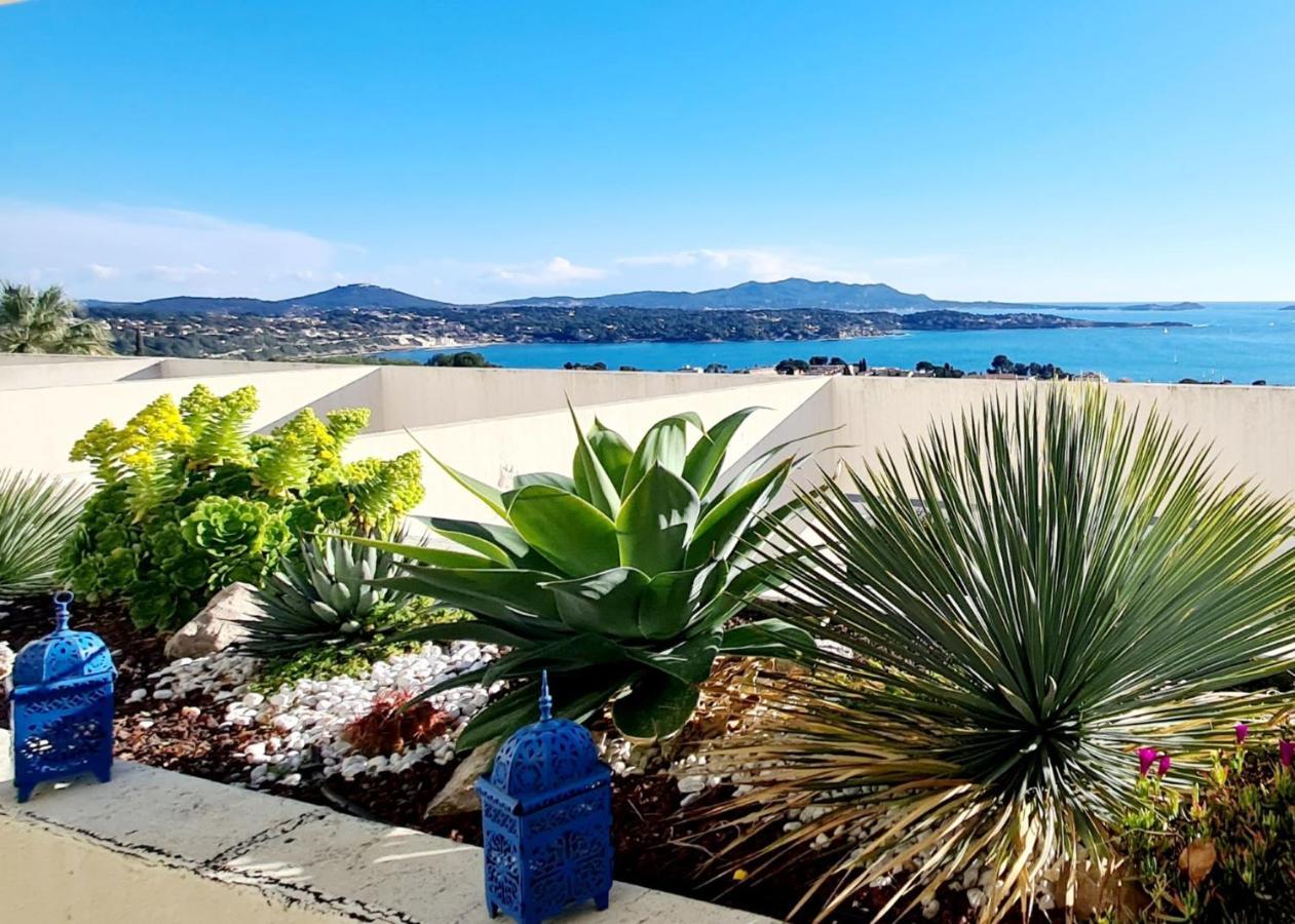 Vue Mer Panoramique - Grande Terrasse Et Piscine Bandol Bagian luar foto