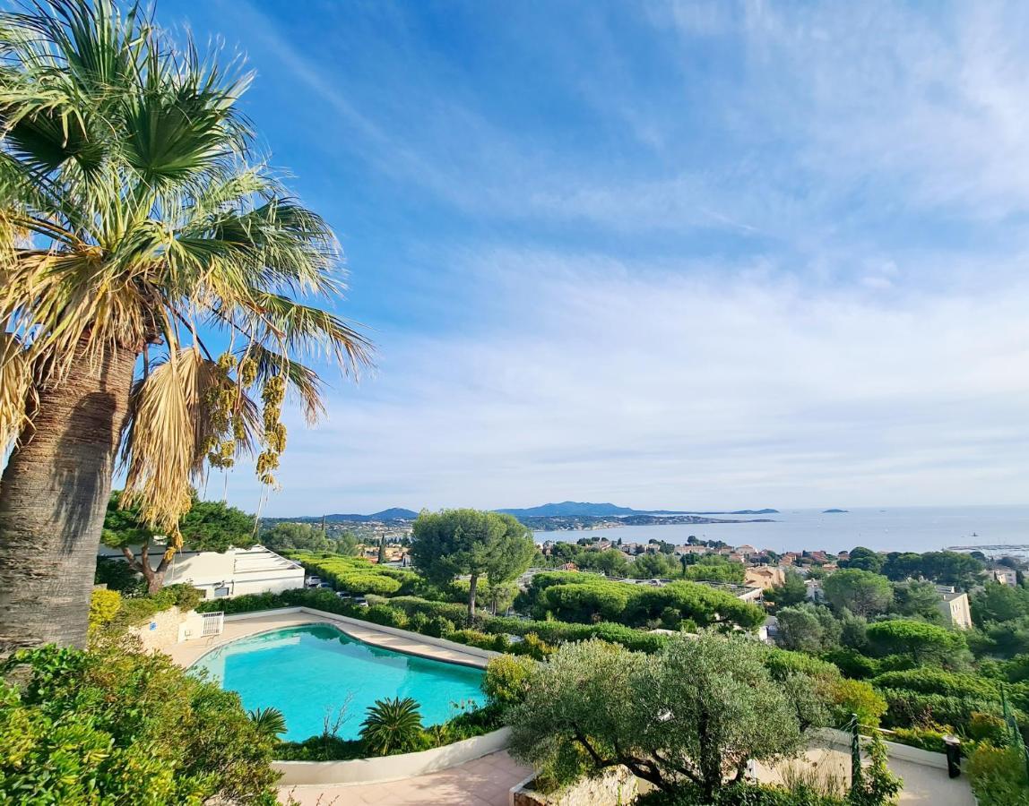 Vue Mer Panoramique - Grande Terrasse Et Piscine Bandol Bagian luar foto